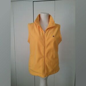 Tommy Hilfiger Sunny Yellow Fleece Zip Up Vest